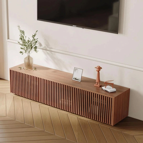 Mid Century Modern TV Stand Solid Wood Console for 65 Inch TVs