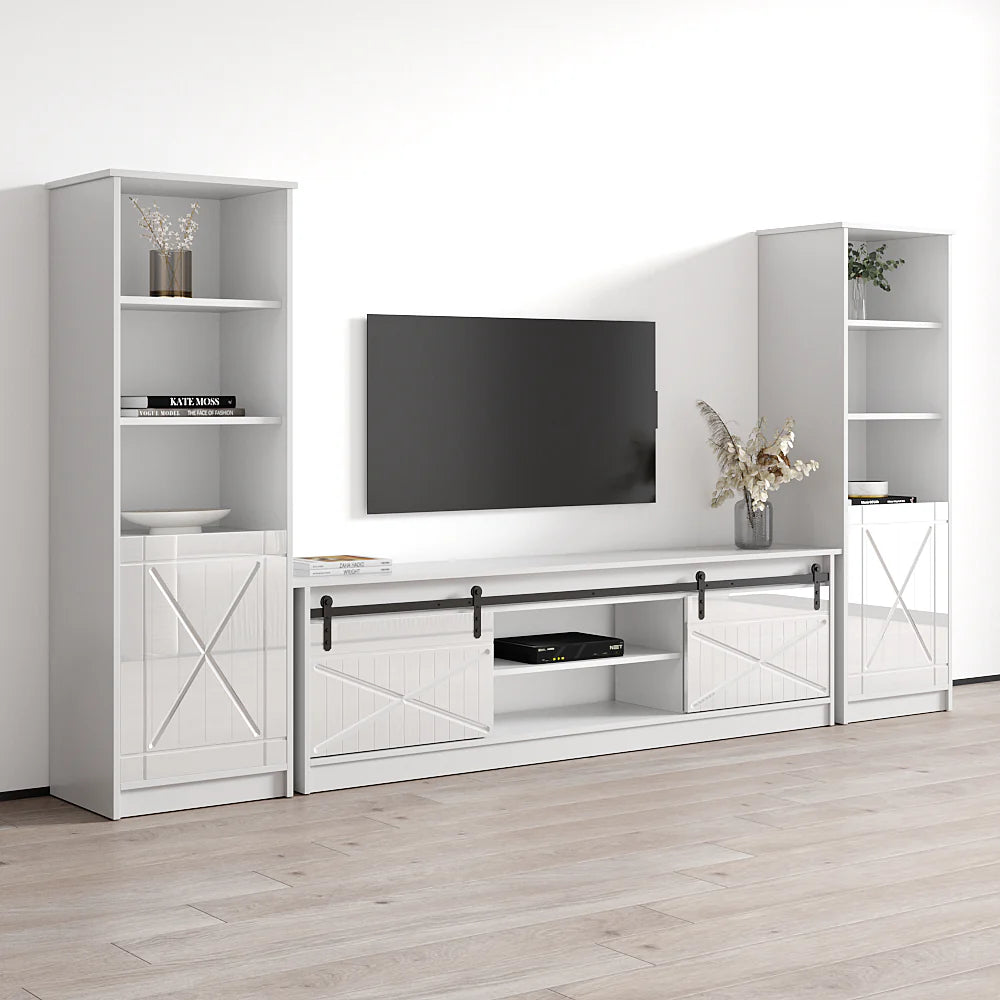Granero 01 Entertainment Center TV Stand for Living Room Storage & Media Console