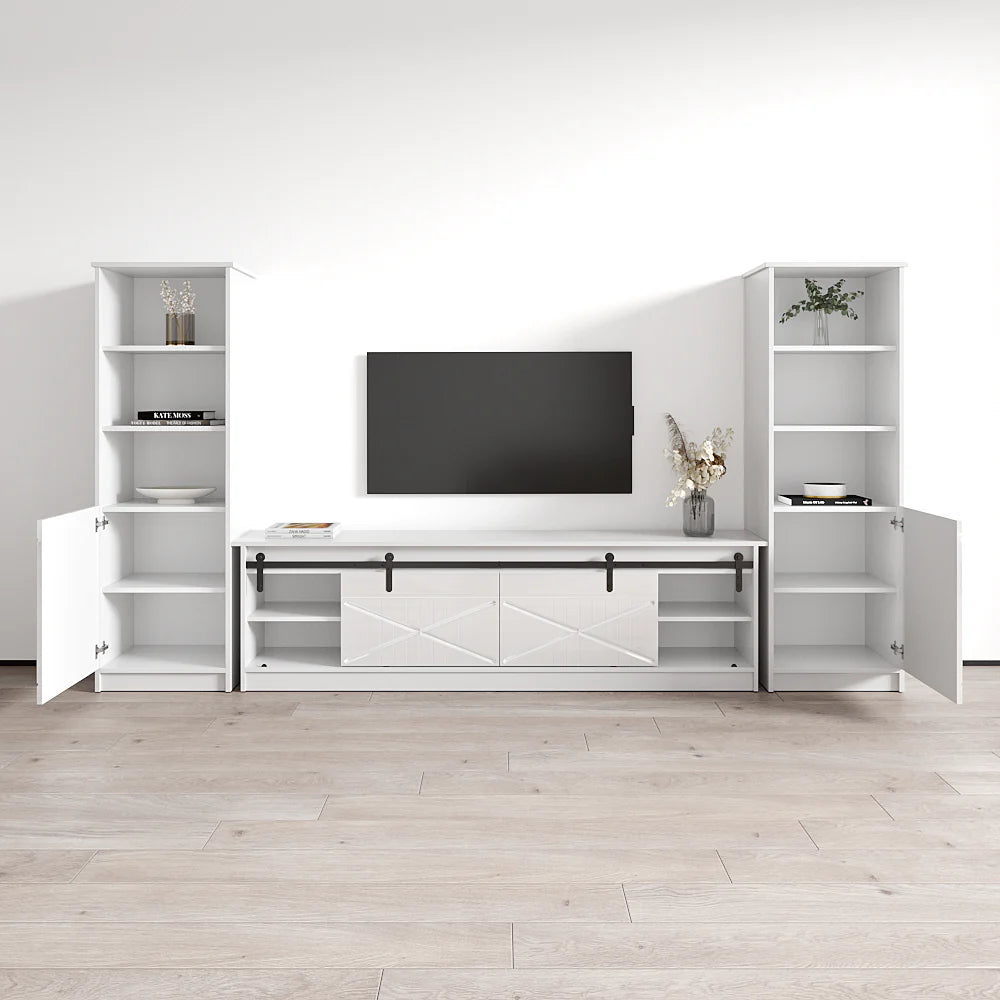 Granero 01 Entertainment Center TV Stand for Living Room Storage & Media Console