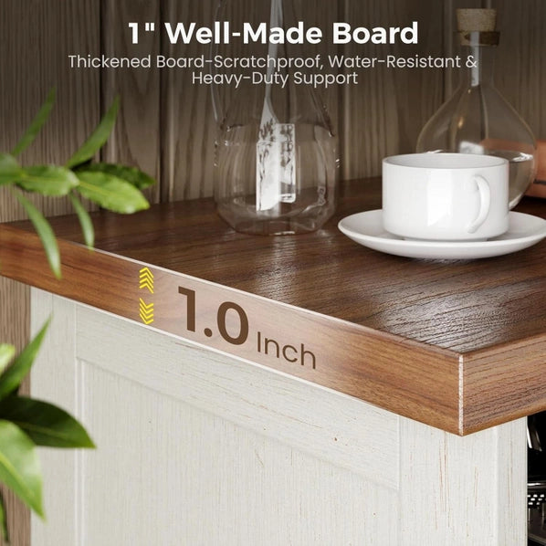 White 65" LED TV Stand